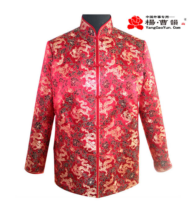 花色-织锦缎-上衣-女款